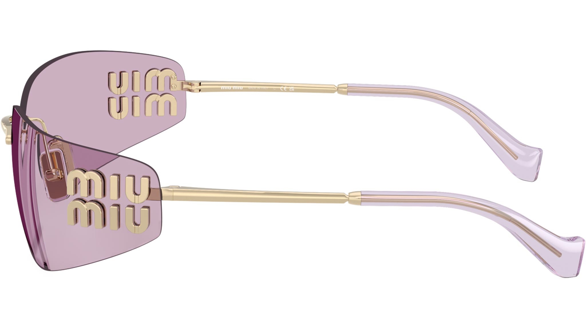 Miu Miu MU A51S (ZVN90O) 75 | Kadın Mor Güneş Gözlüğü